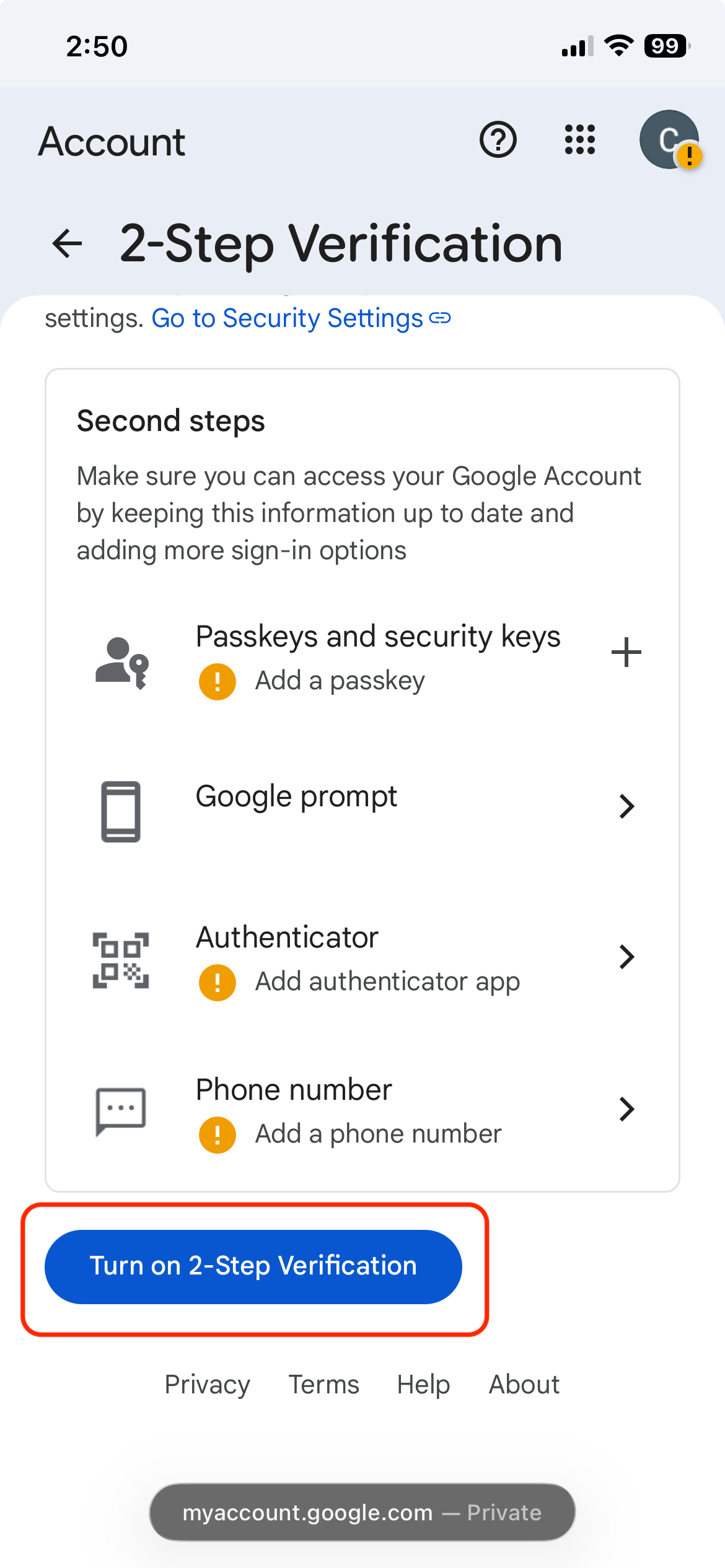 Handle one sender at a time